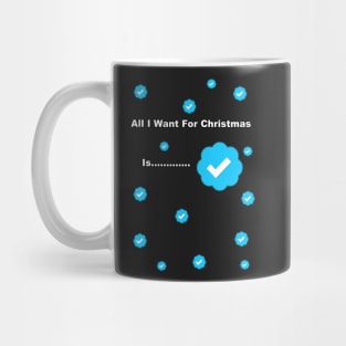 Blue Tick Christmas Mug